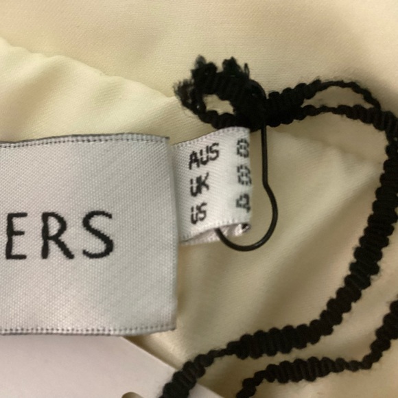 Fame and Partners Backless Halter Maxi Dress Butter Yellow NWT - Picture 4 of 12